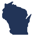 Wisconsin state outline